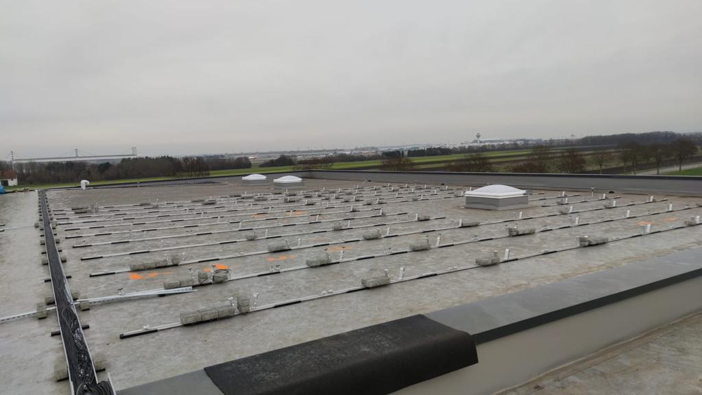 Unterkonstruktion für PV-Anlage auf Flachdach